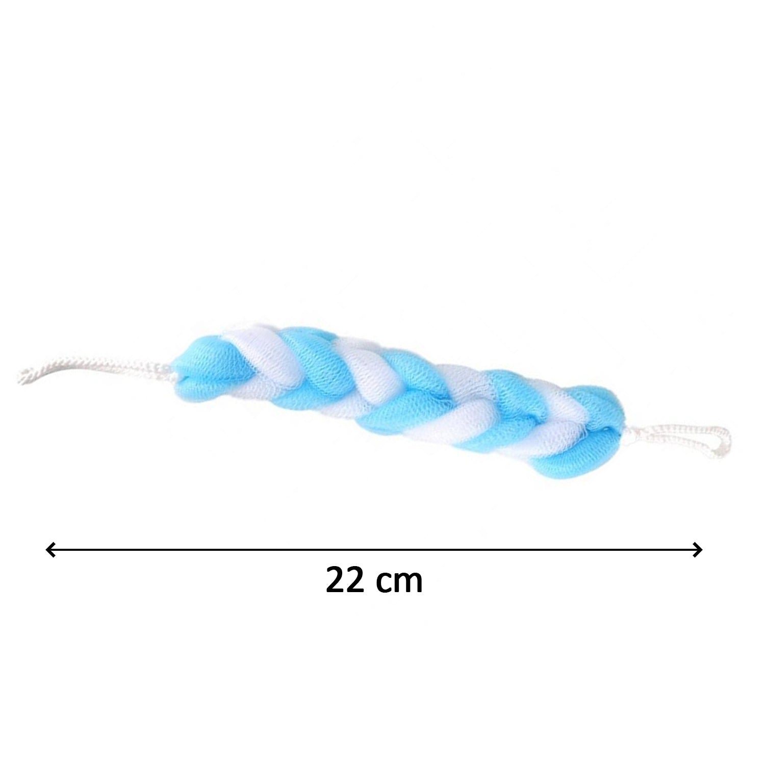 Hanging Small Loofah Sponge Poufs – Body Scrubbers for Bath & Shower (Pack of 6)