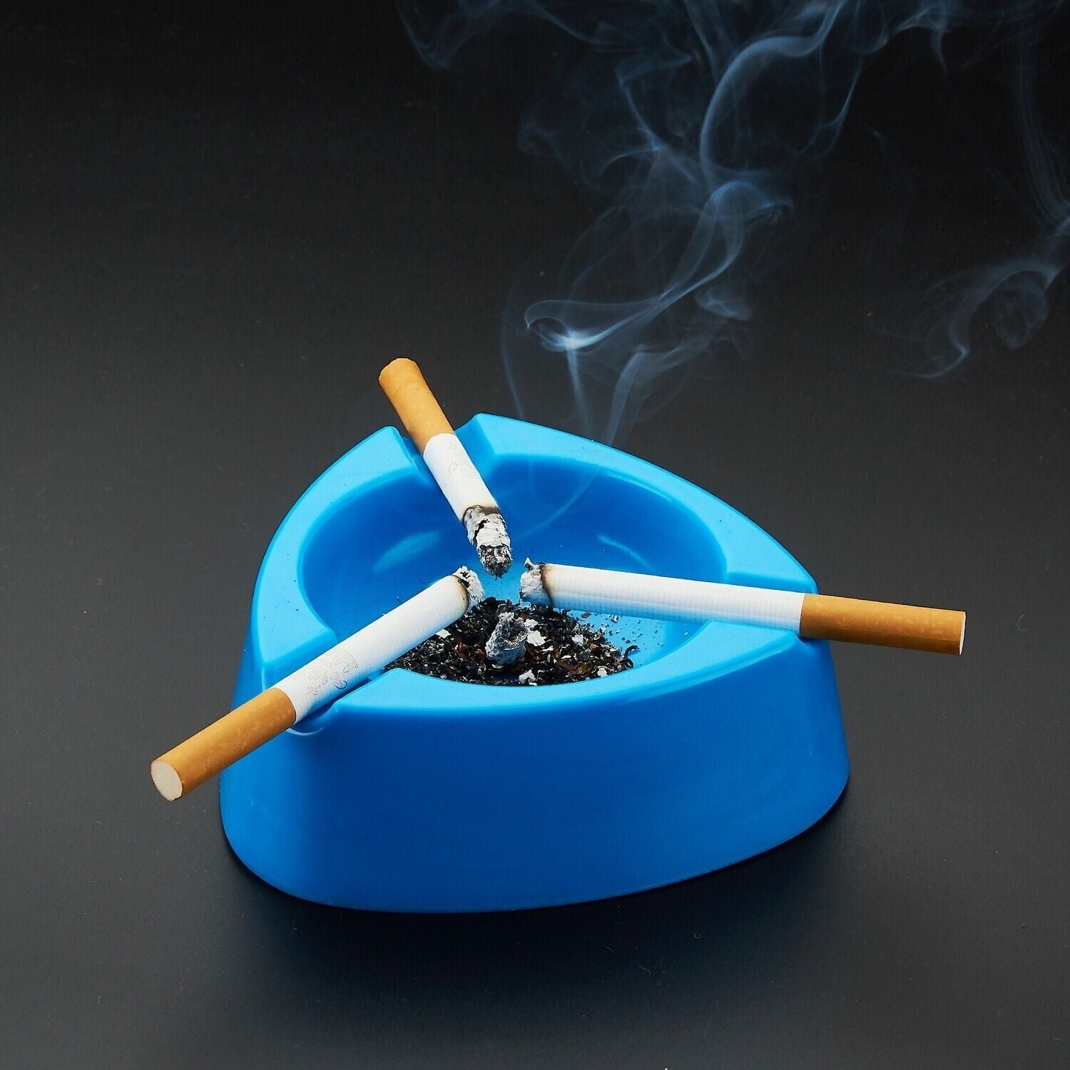 Melamine Cigarette Ashtray for Indoor & Outdoor Tabletop Decoration