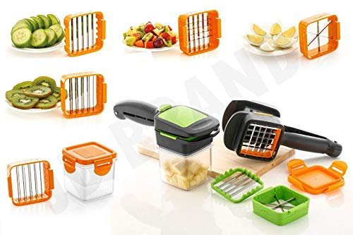 Premium Vegetable Dicer Multi Chopper Set 5 in 1 Cutting Blades