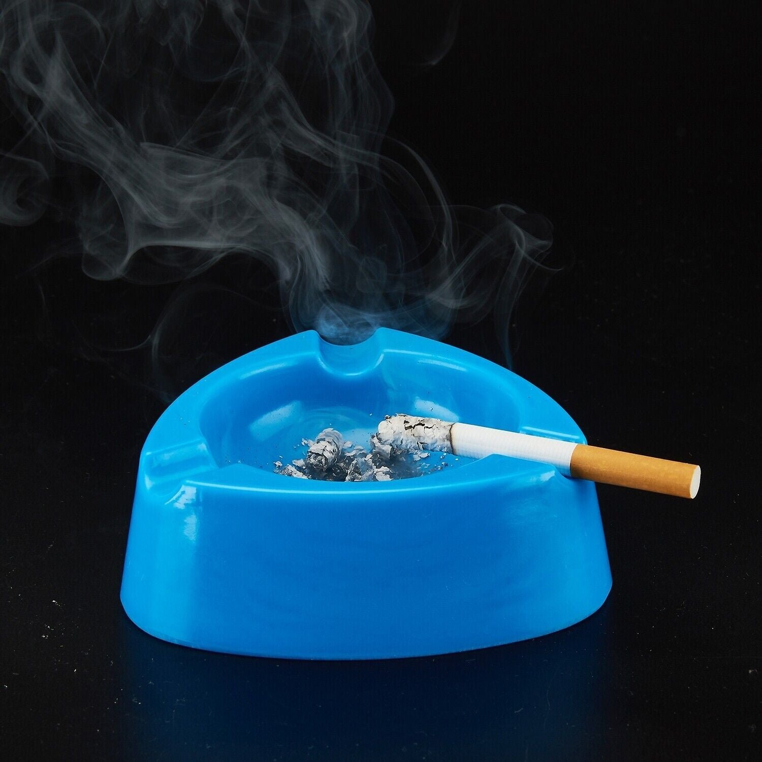Melamine Cigarette Ashtray for Indoor & Outdoor Tabletop Decoration