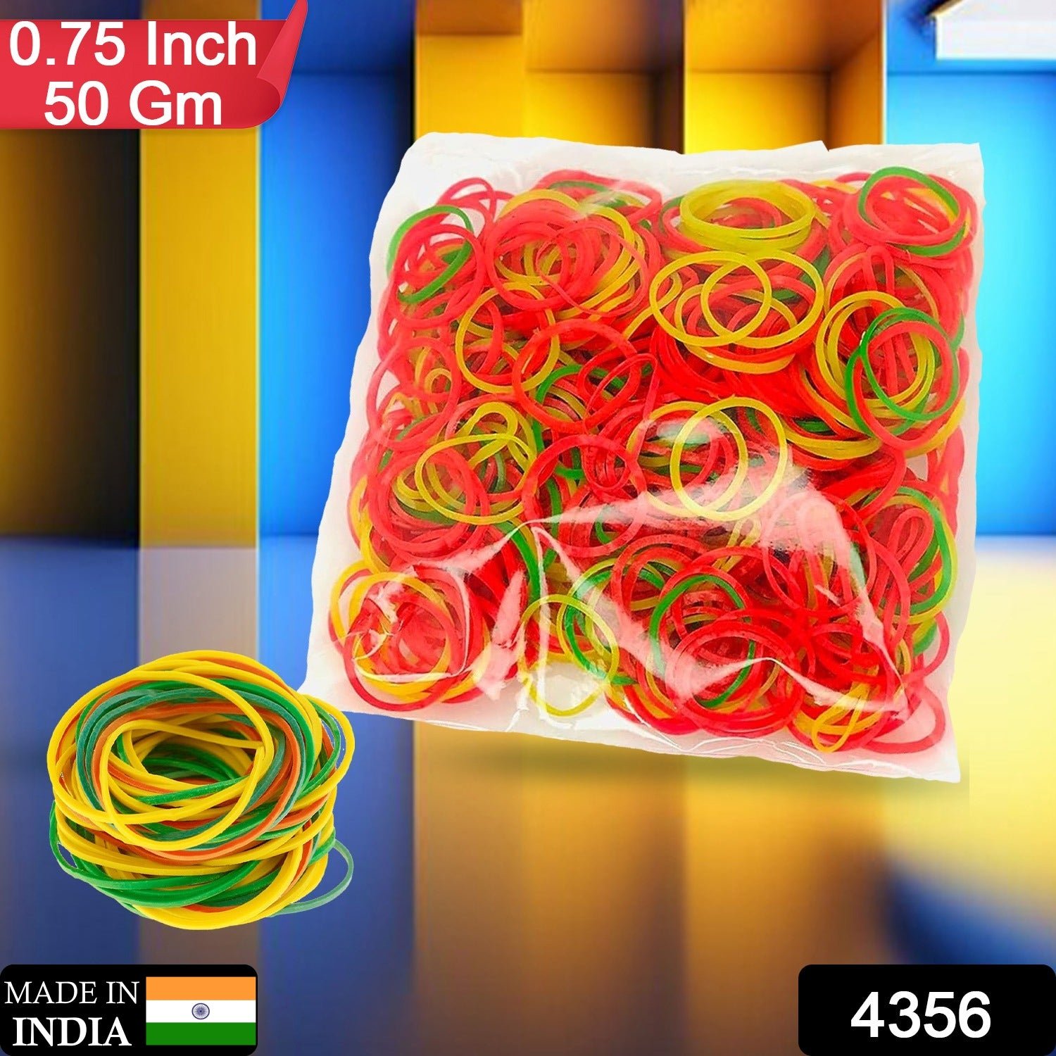 Unbreakable Nylon Rubber Bands Reusable Elastic for Office Home