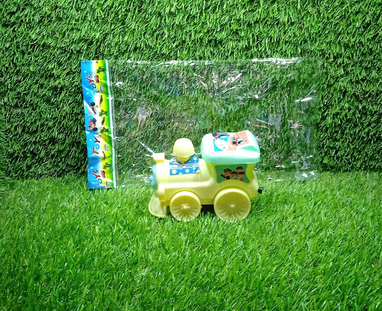 Pull-Rope Racing Train Engine Toy for Kids