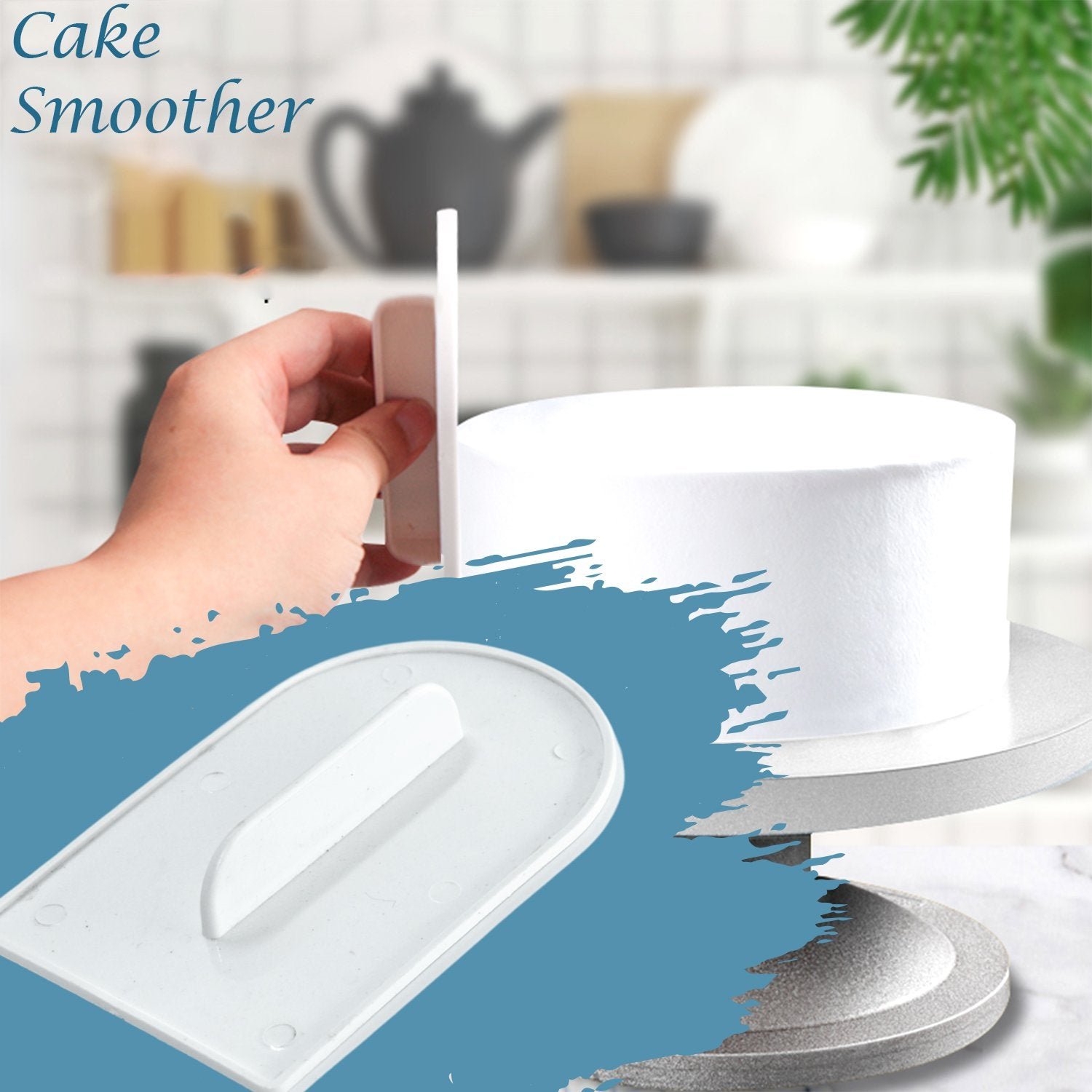 Plastic Cake Pastry Decorating Baking Icing Smoother