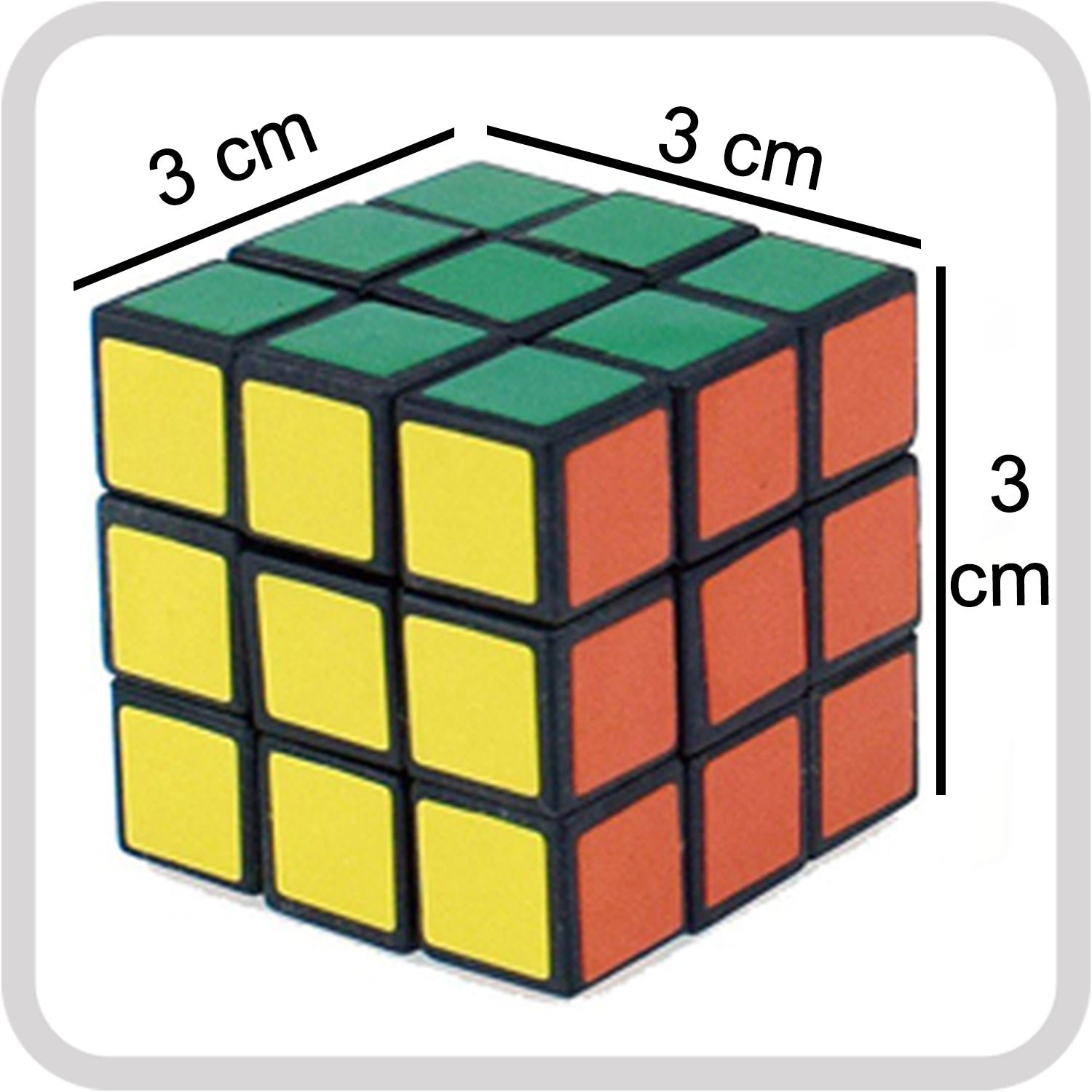 High Speed Multicolor Cube (Pack of 12)