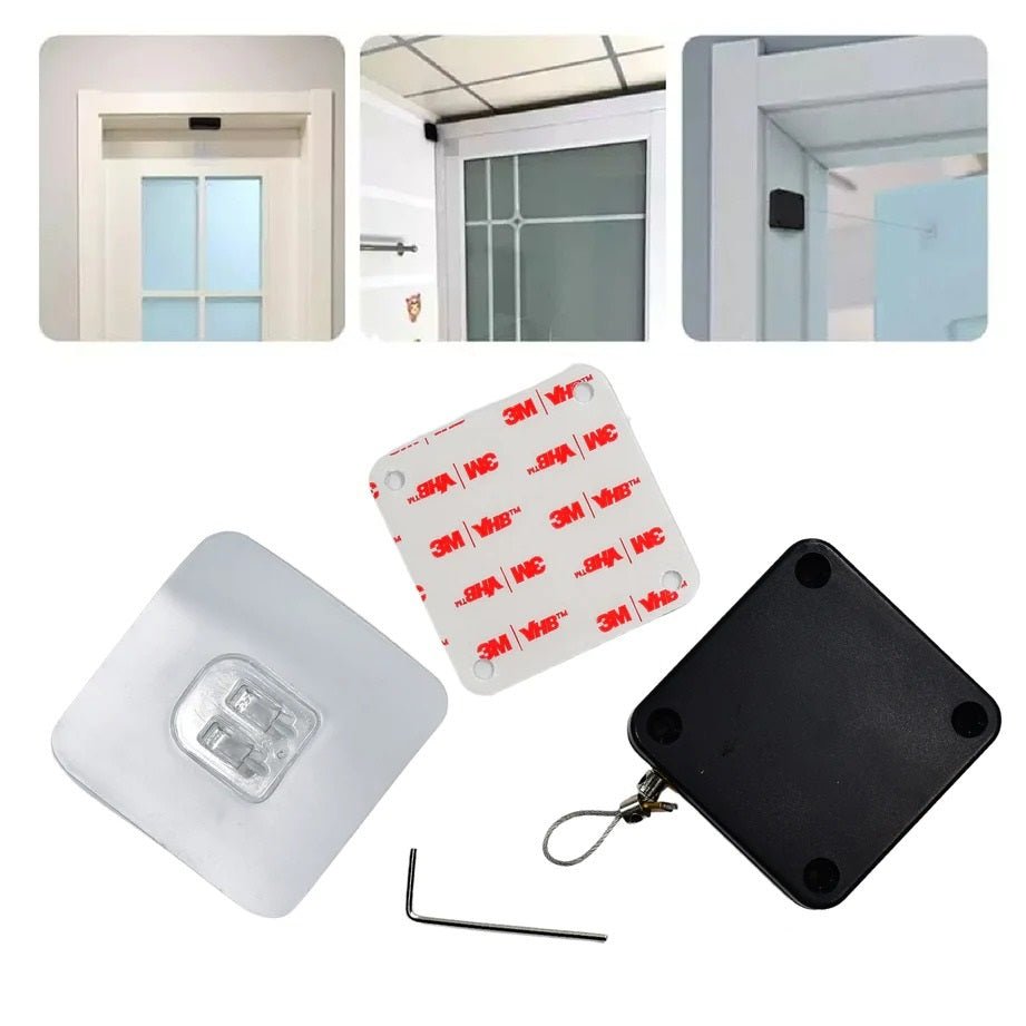 Punch-Free Automatic Sensor Door Closer.