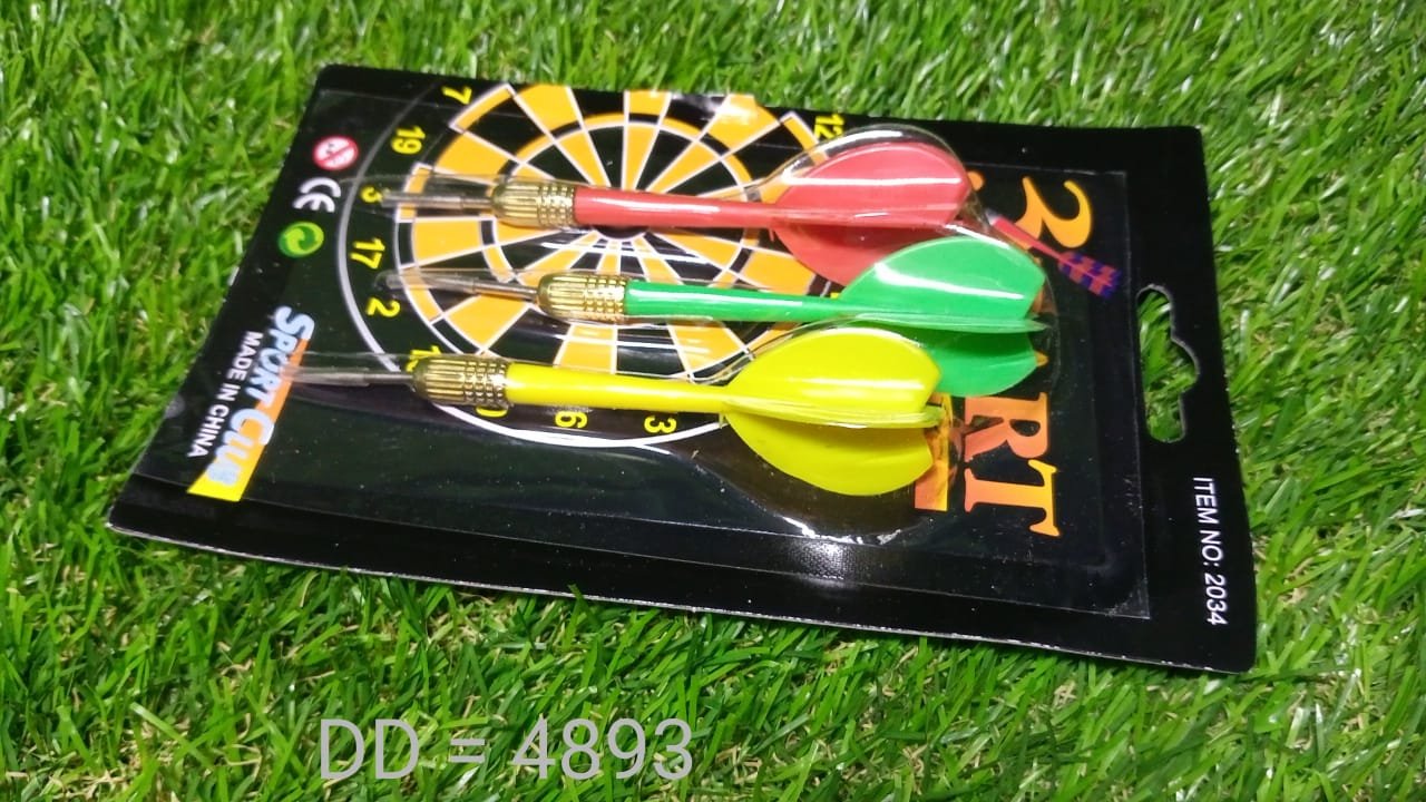 Small 3 Pcs Dart Set for Dart Board – Indoor & Outdoor Game for Kids (3 Darts)