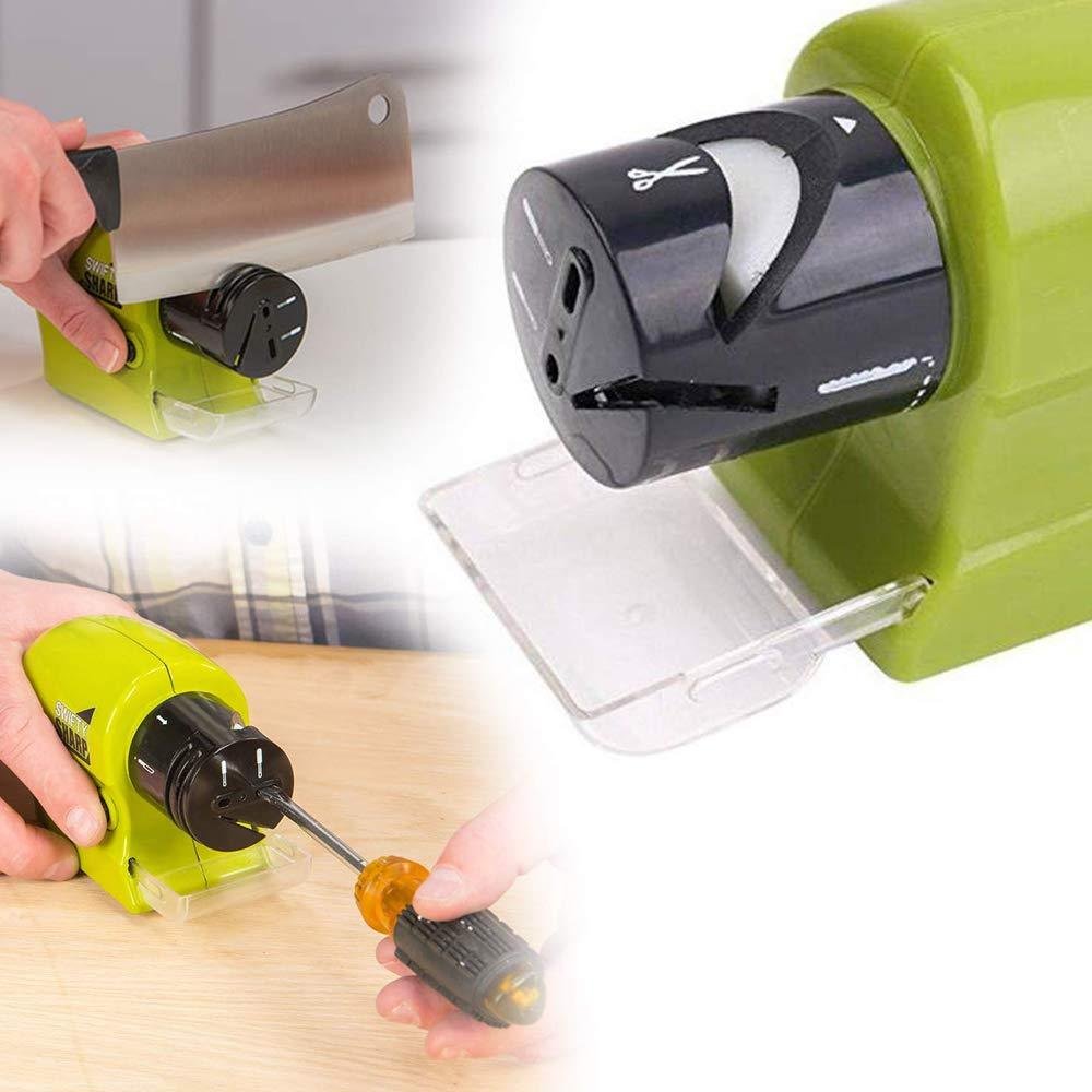Cordless Motorized Knife Blade Sharpener Tool (Battery Operated)