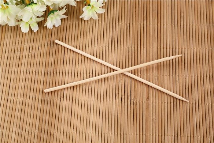 Camping Wooden Bamboo BBQ Skewers 20 cm  Sticks for Meat Party Pack