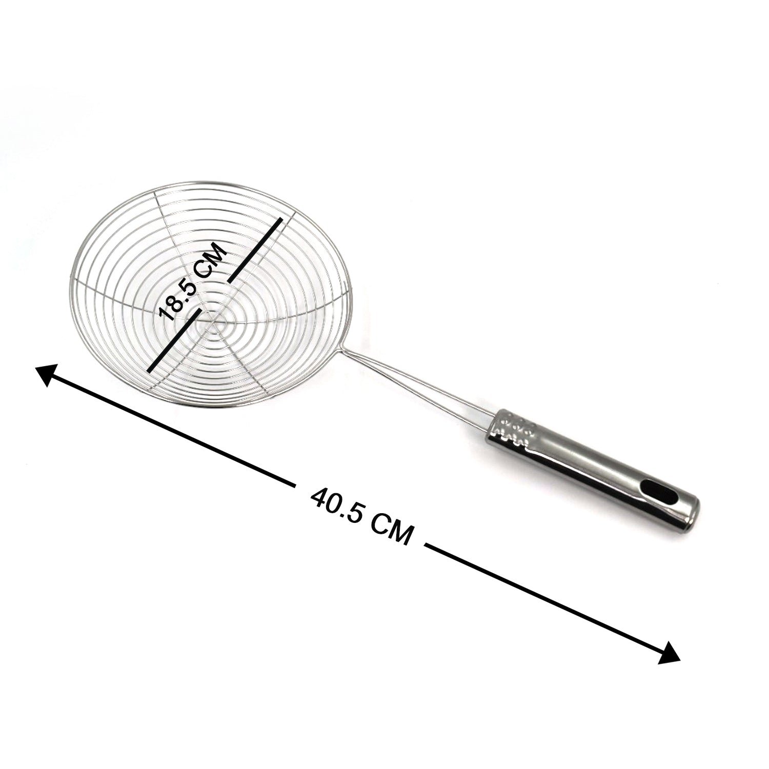 Large Oil Strainer Get Fried Food Stuffs Easily Without Any Problem And Damage