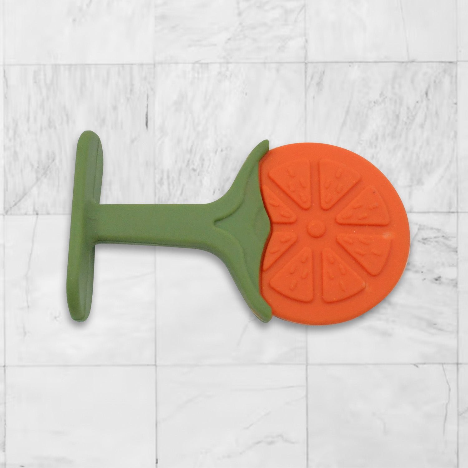 Silicone Fruit Teether Toy for Babies & Toddlers