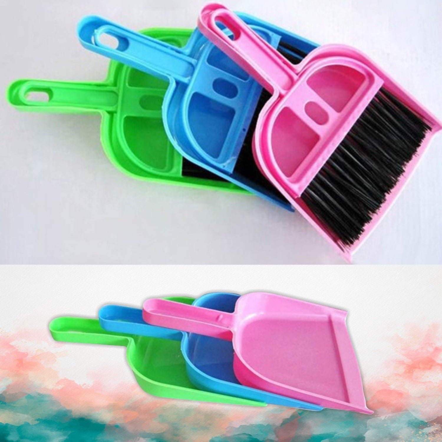 Mini Dustpan with Brush Broom Set for Multipurpose Cleaning, Supdi – 2 pcs
