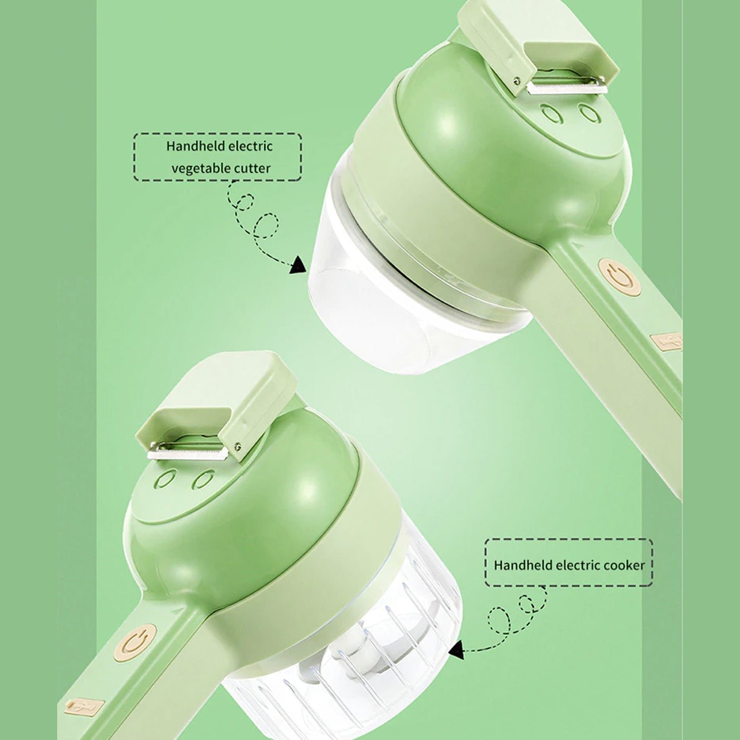 4 in 1 Handheld Electric Vegetable Cutter Set