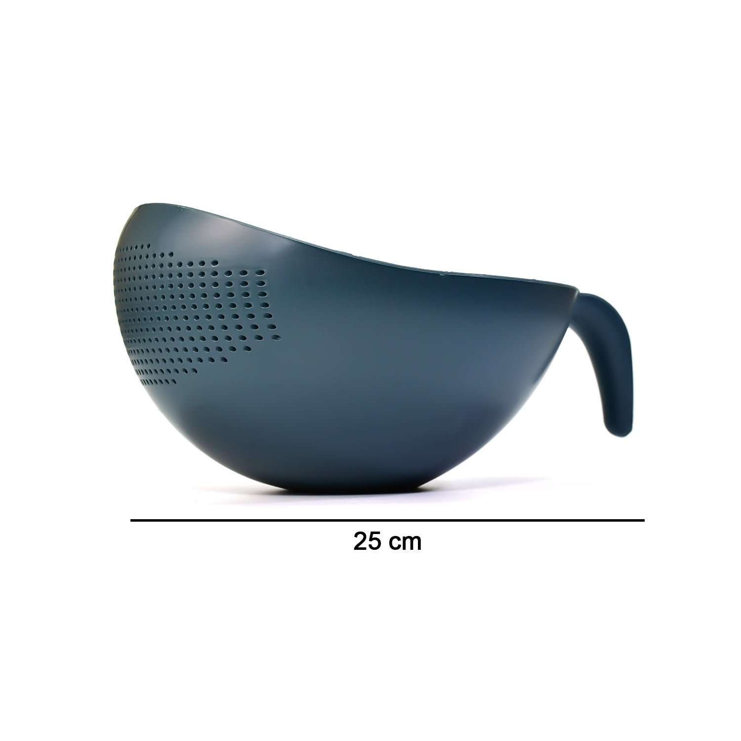 Plastic Rice Bowl Food Strainer Thick Drain Basket Vegetable Fruit 3 Pcs