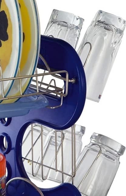 STAINLESS STEEL DRAIN BOWL STORAGE RACK HOLDER