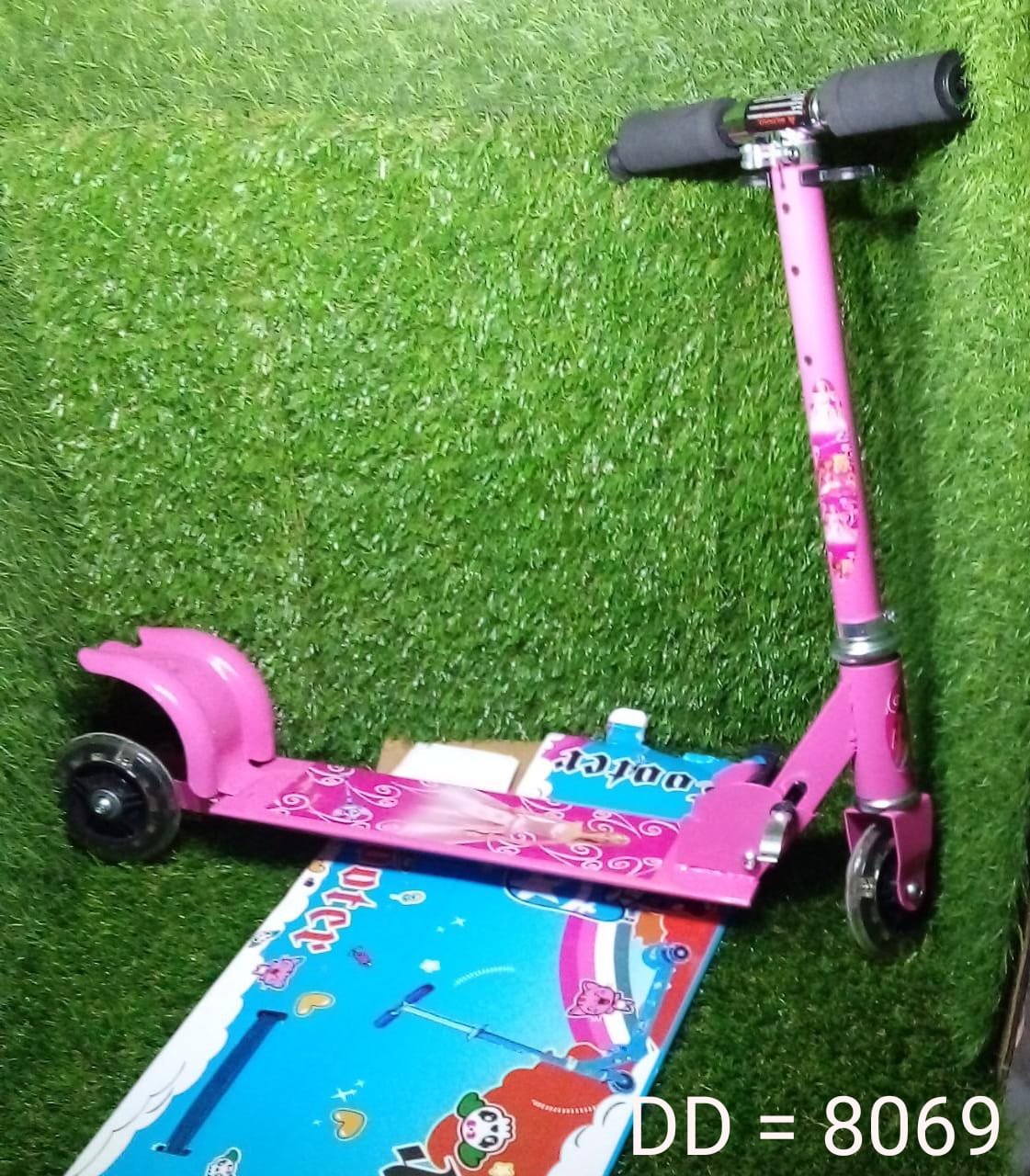 Kids Scooter and cycle for kids for playing and enjoying purposes.
