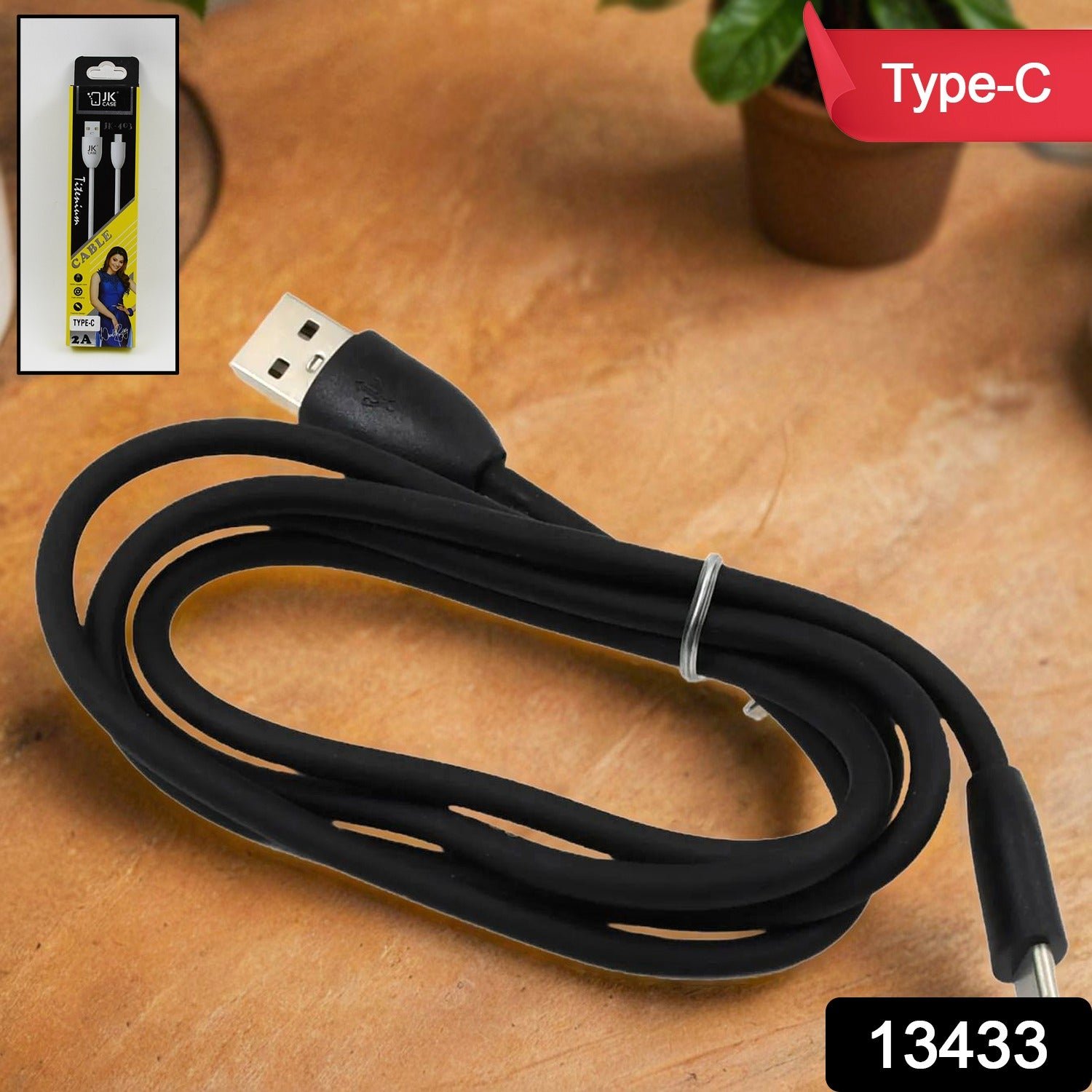JK 2A Type C data cable Fast Charging, Data Transfer Cable (1 Pc)