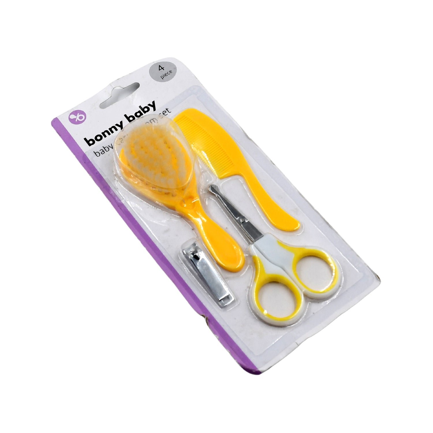 Born Baby Health Care Kit 4 in 1 Nail Clipper Brush Comb Scissors  (4 Pcs Set)