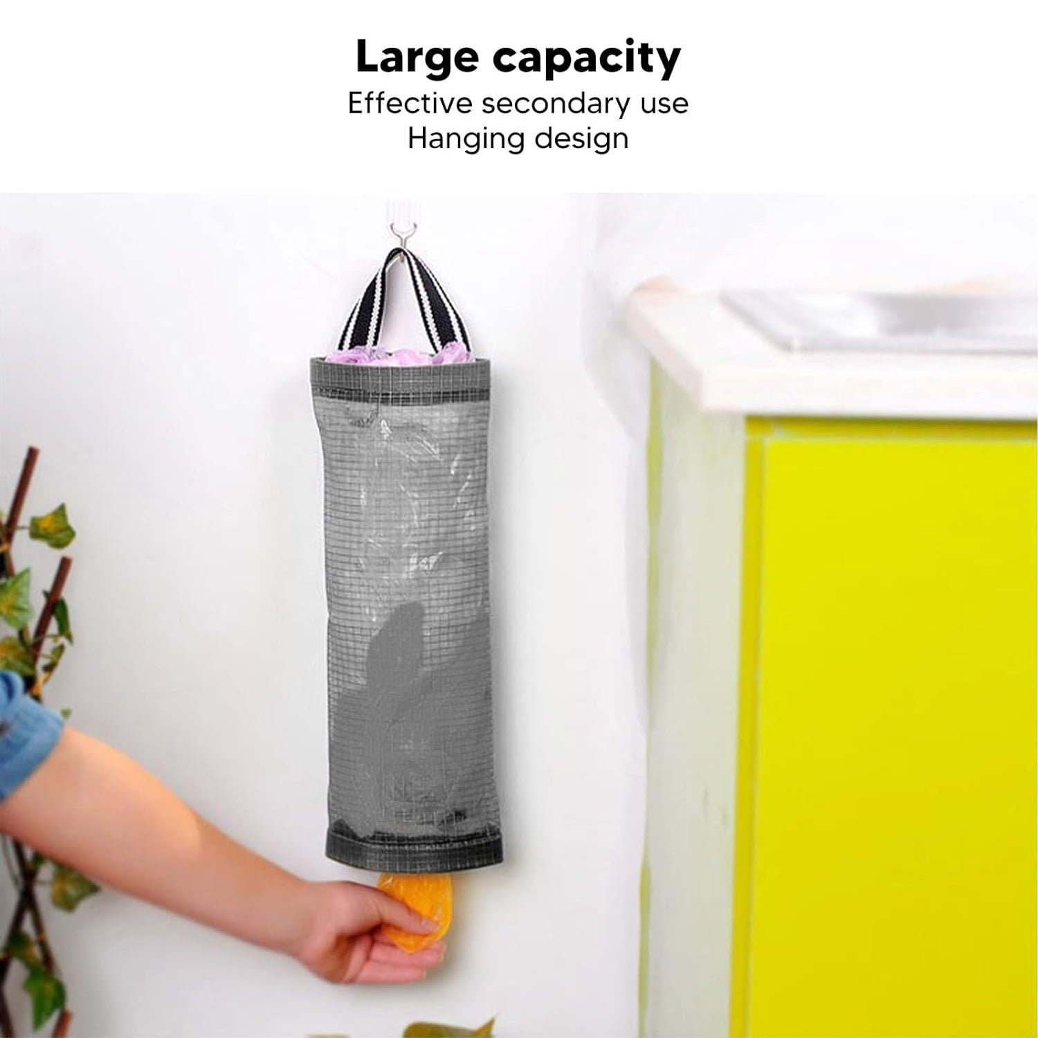 Hanging Waste Bag Holder  (1 Pc)