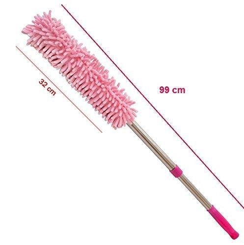 Multipurpose Microfiber Cleaning Duster with Extendable Telescopic Handle