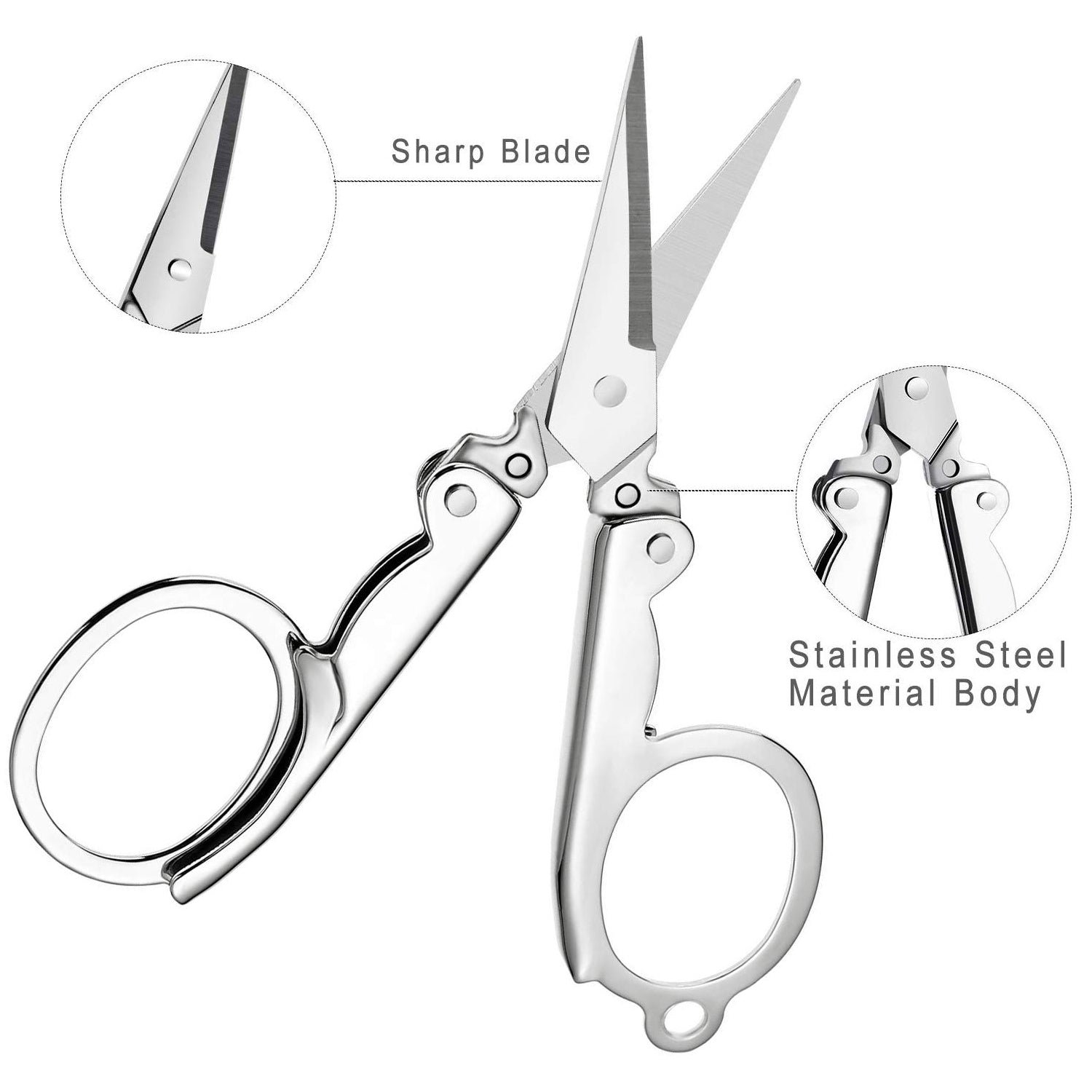 Folding Scissor 3.5inch used crafting and cutting purposes for children’s and adults