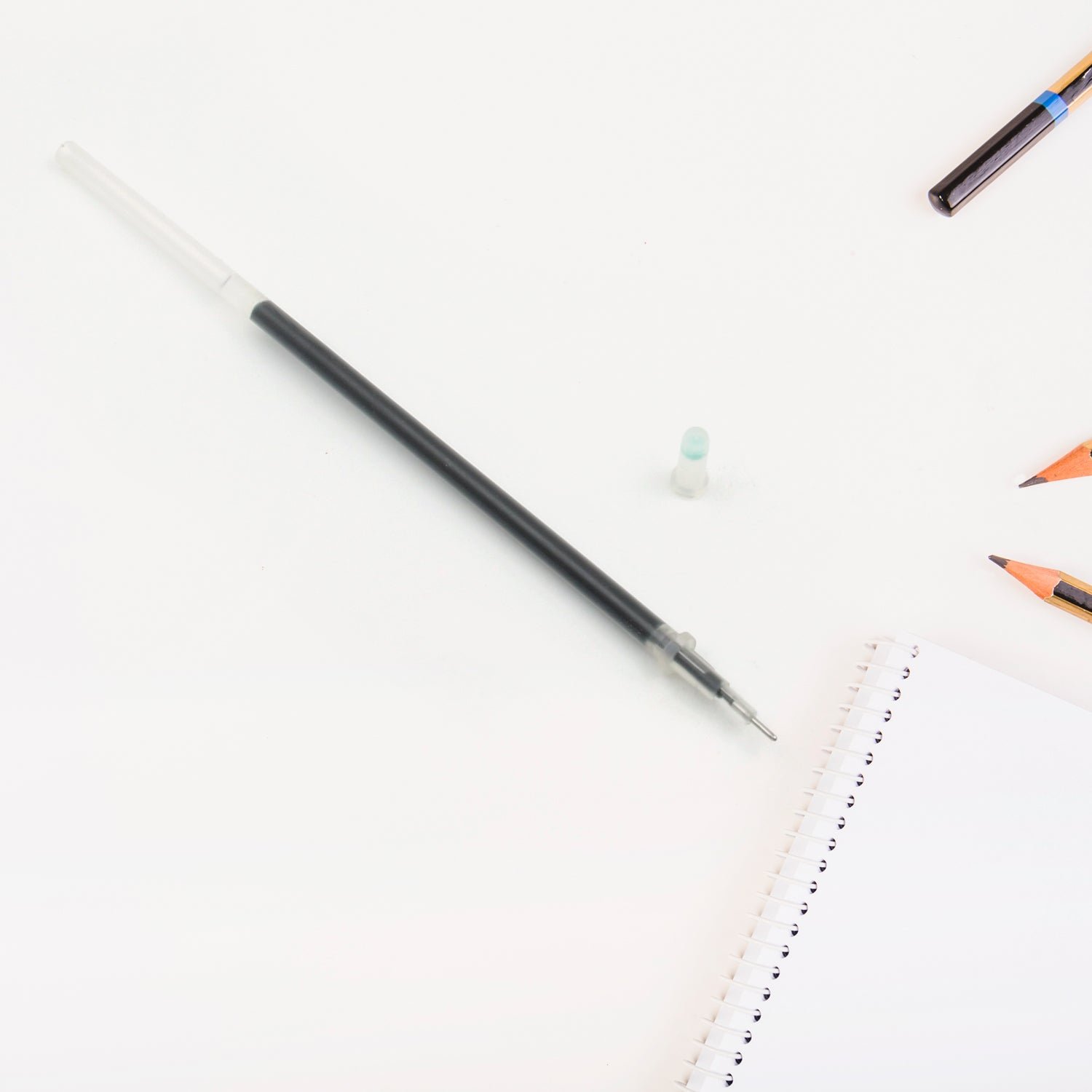 Black Pen Refill – Smooth Writing Ball Pen Ink Refill Set (10 Pcs)