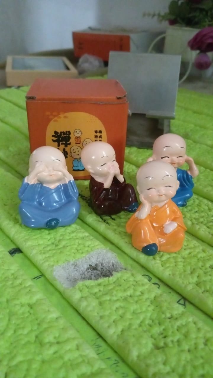 Baby Buddha 4Pc and show piece used for house, office and official decorations etc