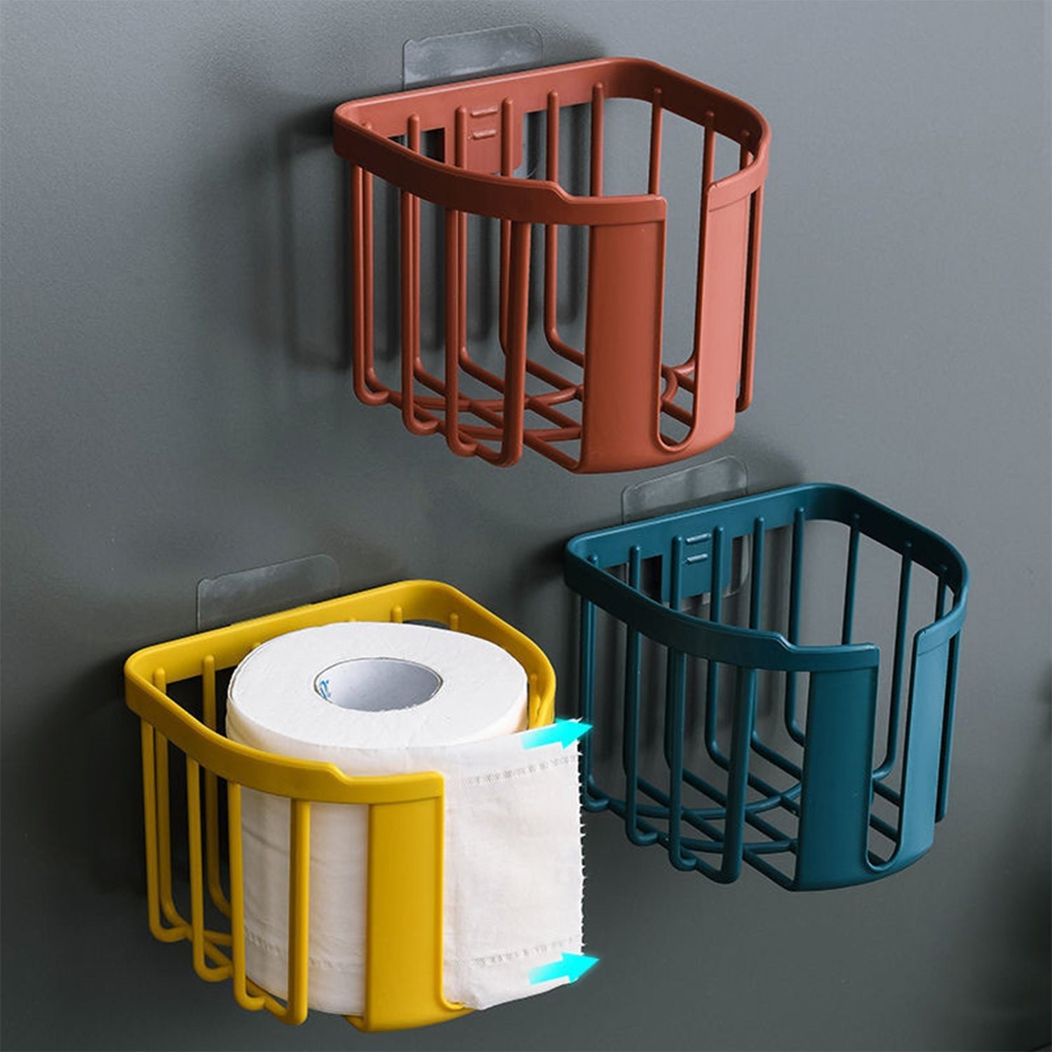 Toilet Roll Holder, Toilet Paper Holder Hanger for Bathroom and Kitchen