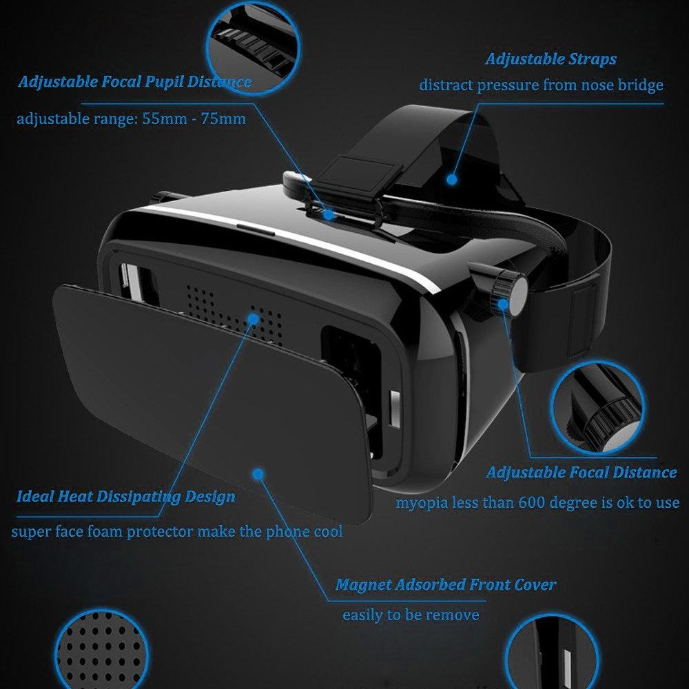 VR Box Pro Virtual Reality 3D Glasses Headset