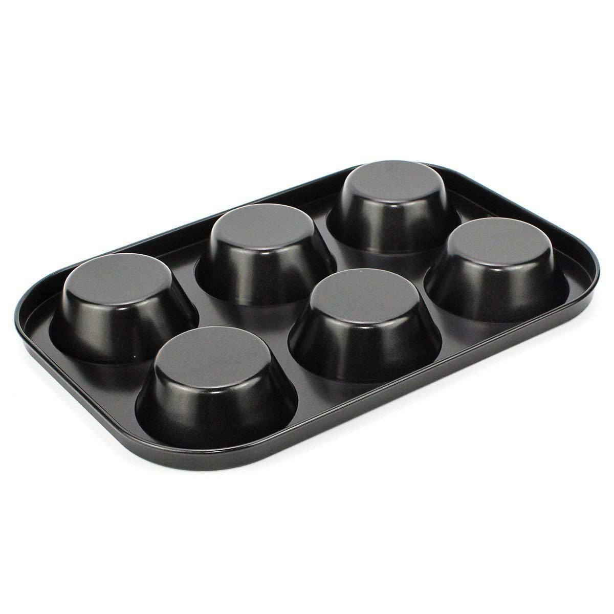 Non-Stick Reusable Cupcake Baking Slot Tray for 6 Muffin Cup