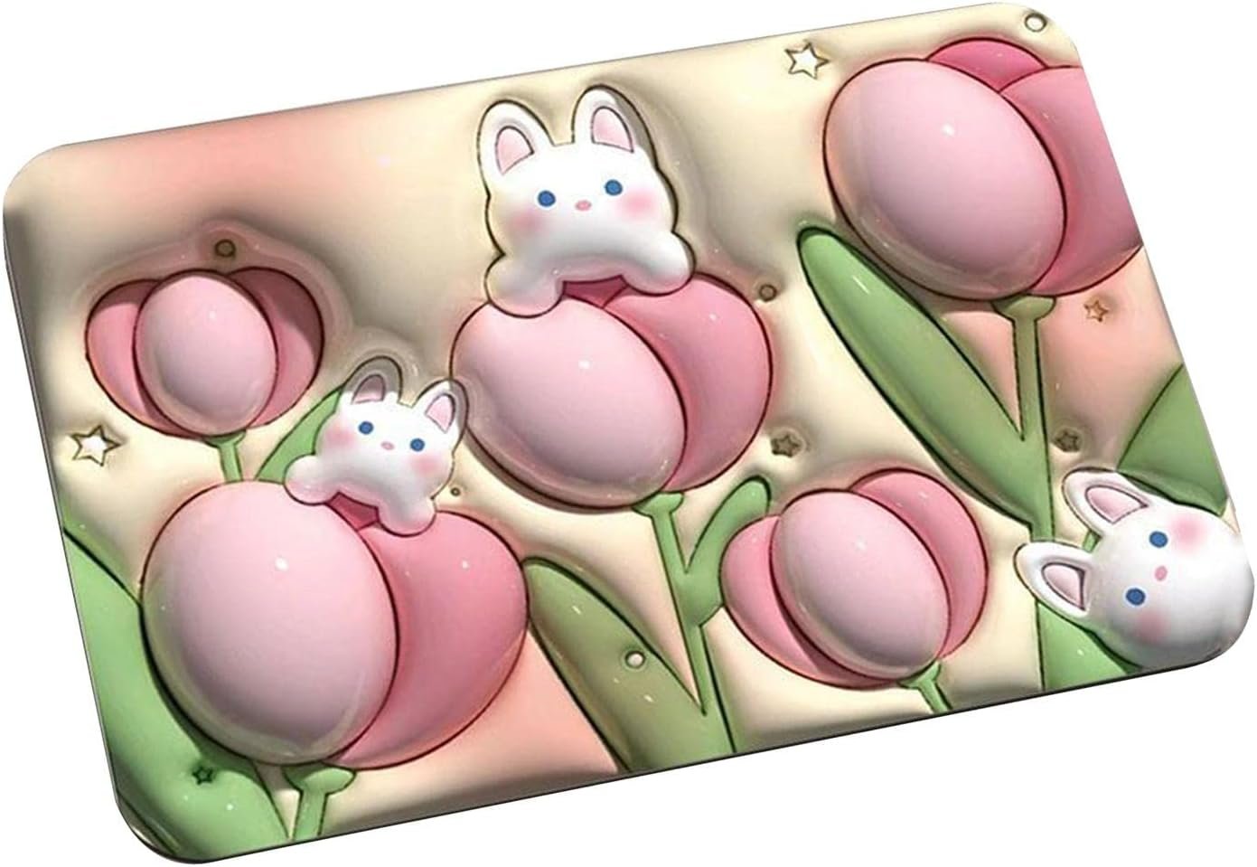 Stone Bath Mat Non Slip Dry Shower Mat (60X39CM)