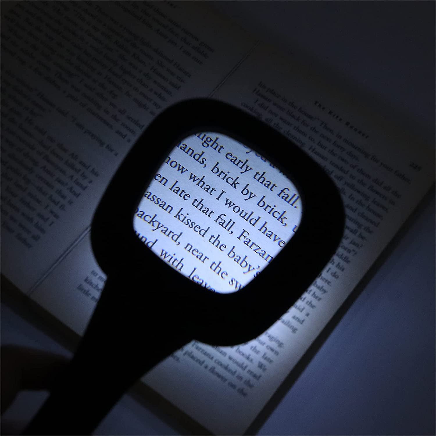 Handheld LED Magnifying Glass – 6 Lighted Magnifier for Reading & Inspection