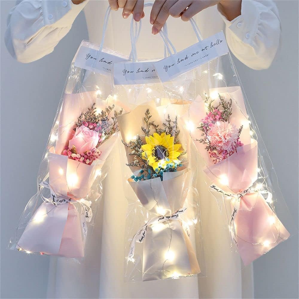 Home Decoration Rose Hand Made Valentine's Day Artificial Flowers(1 Pc)