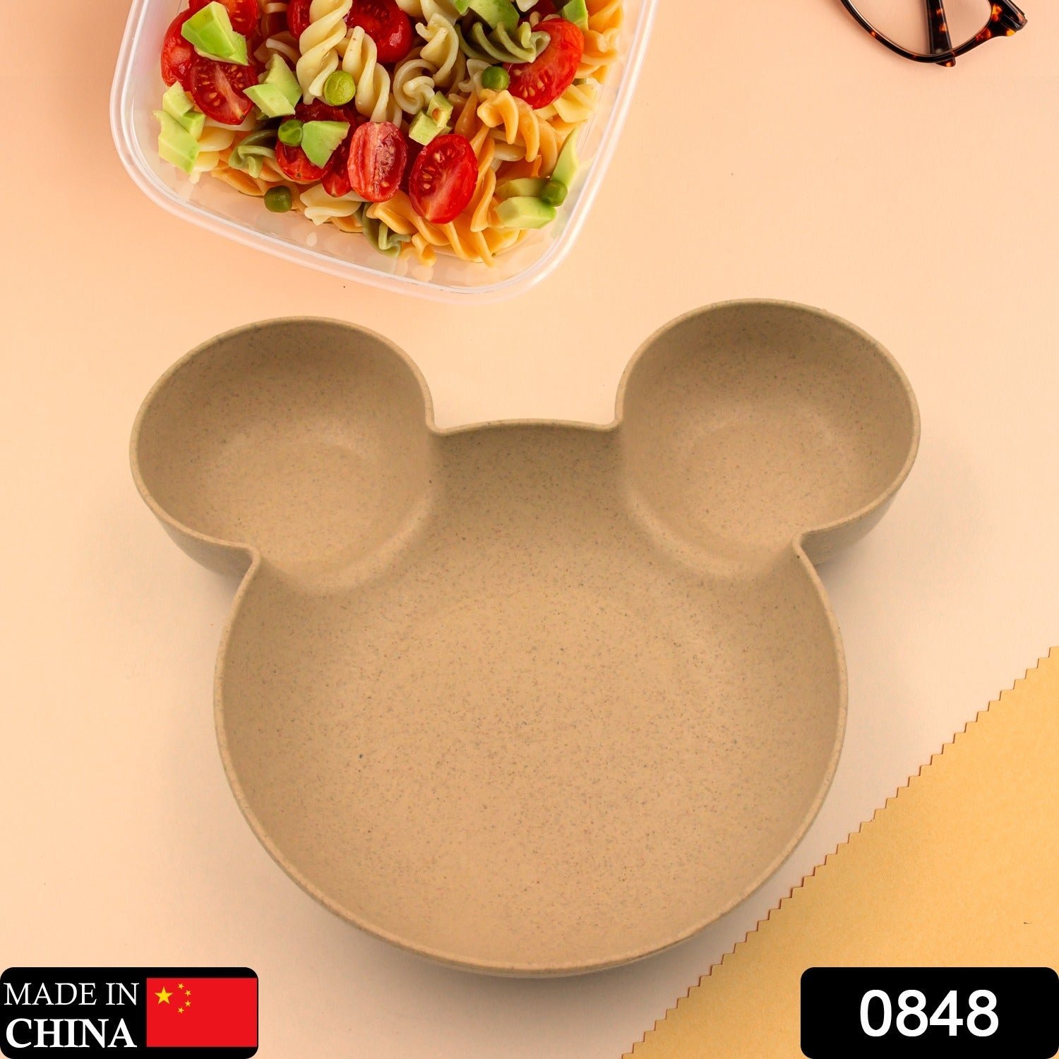 Mickey Mouse Shape Plates for Kids, BPA Free, & Unbreakable Children’s Food Plate