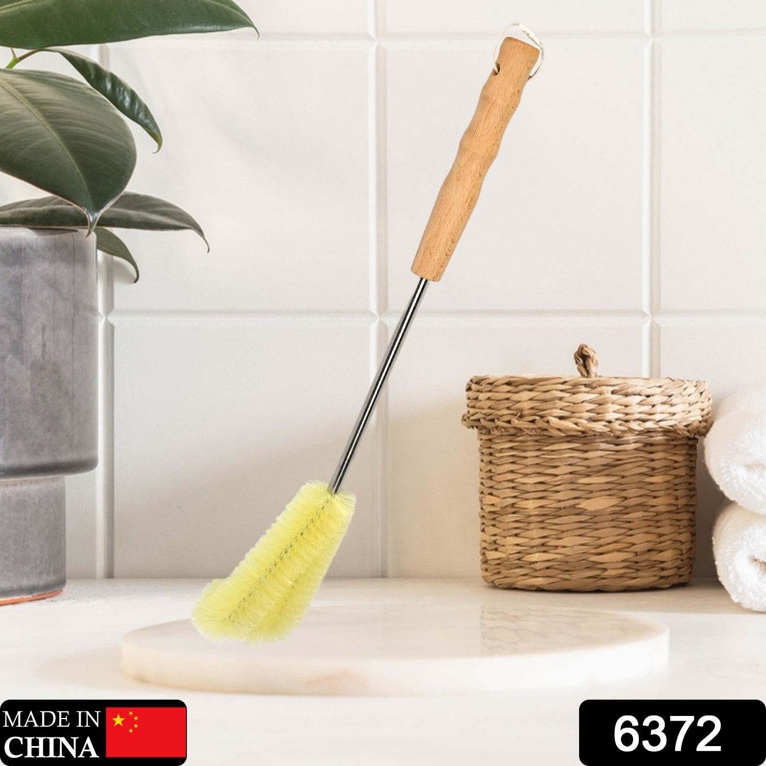 Bottle Brush with Curved Head Long Handle Washing Brush for Baby Bottles