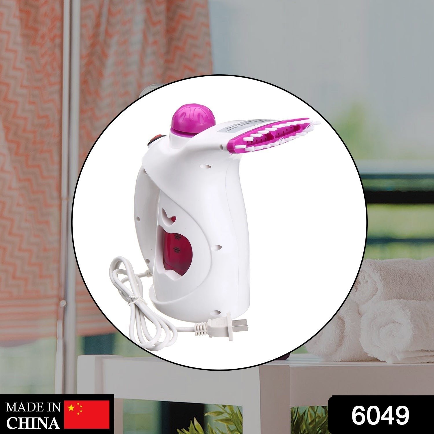 Portable Handheld Garment Steamer – Facial Steamer & Fabric Steam Tool