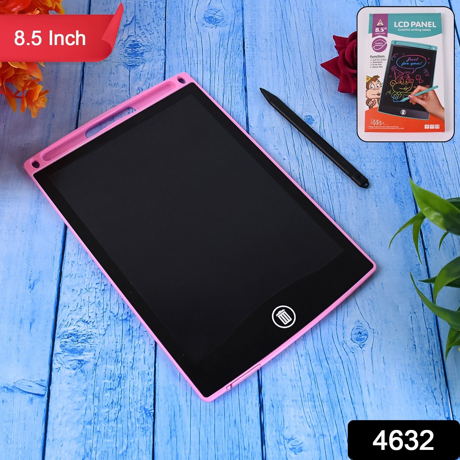 Portable LCD Writing Board / Tablet with Pen, 8.5 inch (1 Pc)