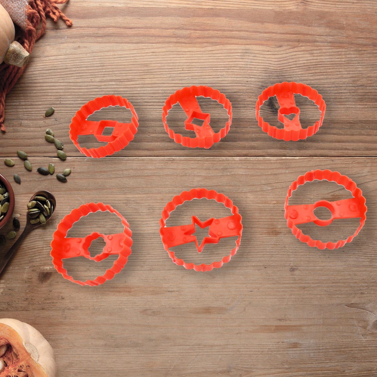 Easter Cookie Cutter Set – Plastic Biscuit Cutting Tools