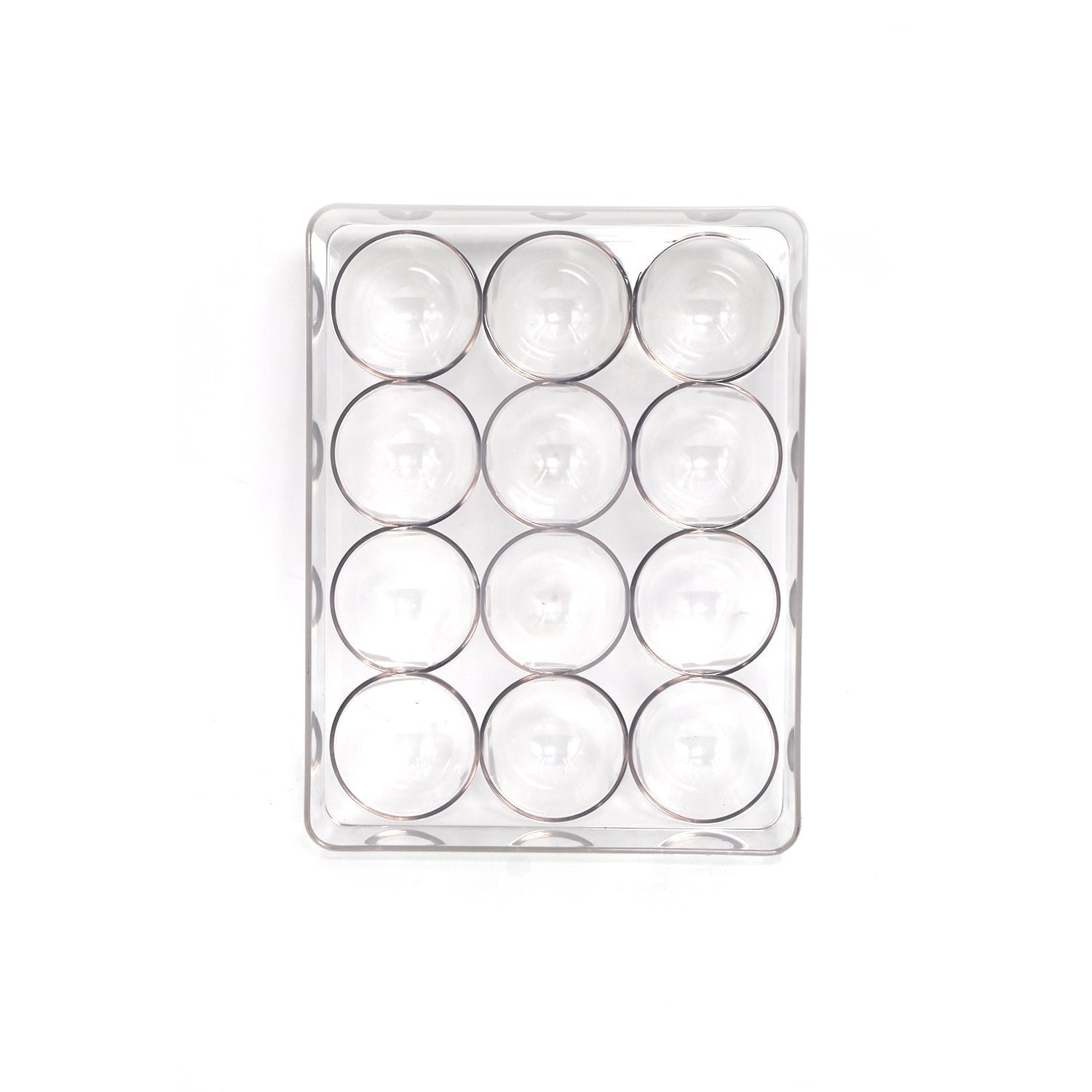 12 Cavity Egg Storage Box For Holding And Placing Eggs Easily And Firmly.