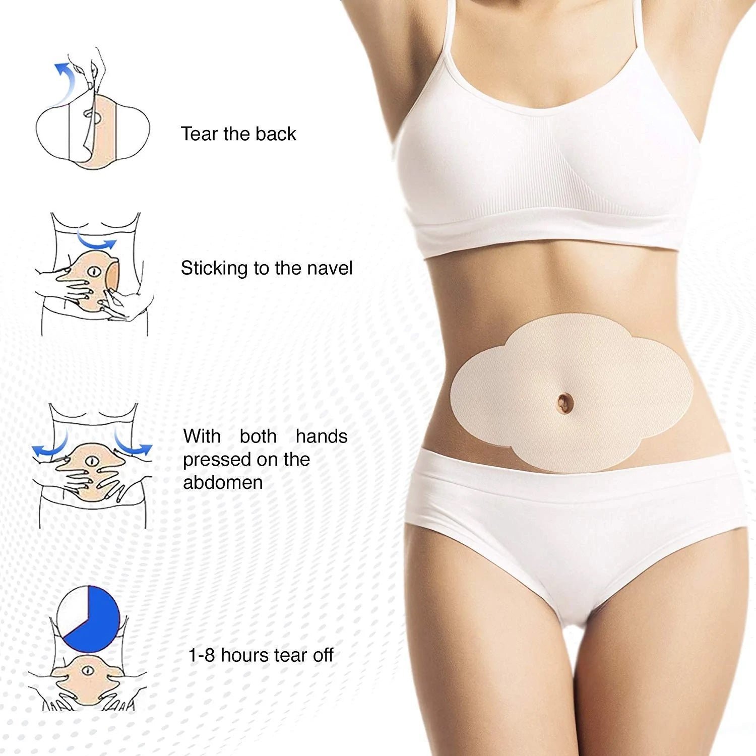 Wonder Patch Quick Slimming Patch for Belly, Abdomen Fat Burning & Face Lift