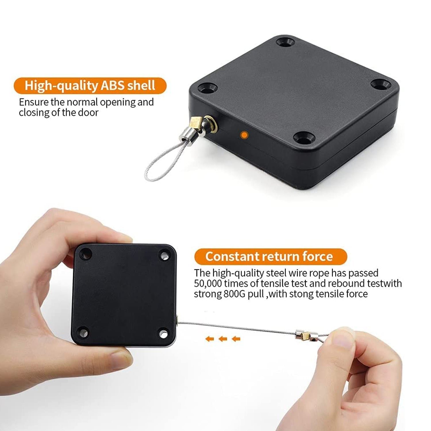 Punch-Free Automatic Sensor Door Closer