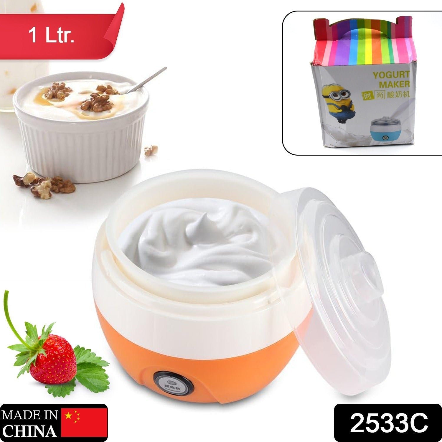Electronic Yogurt Maker 1L with Automatic Function for Home Use