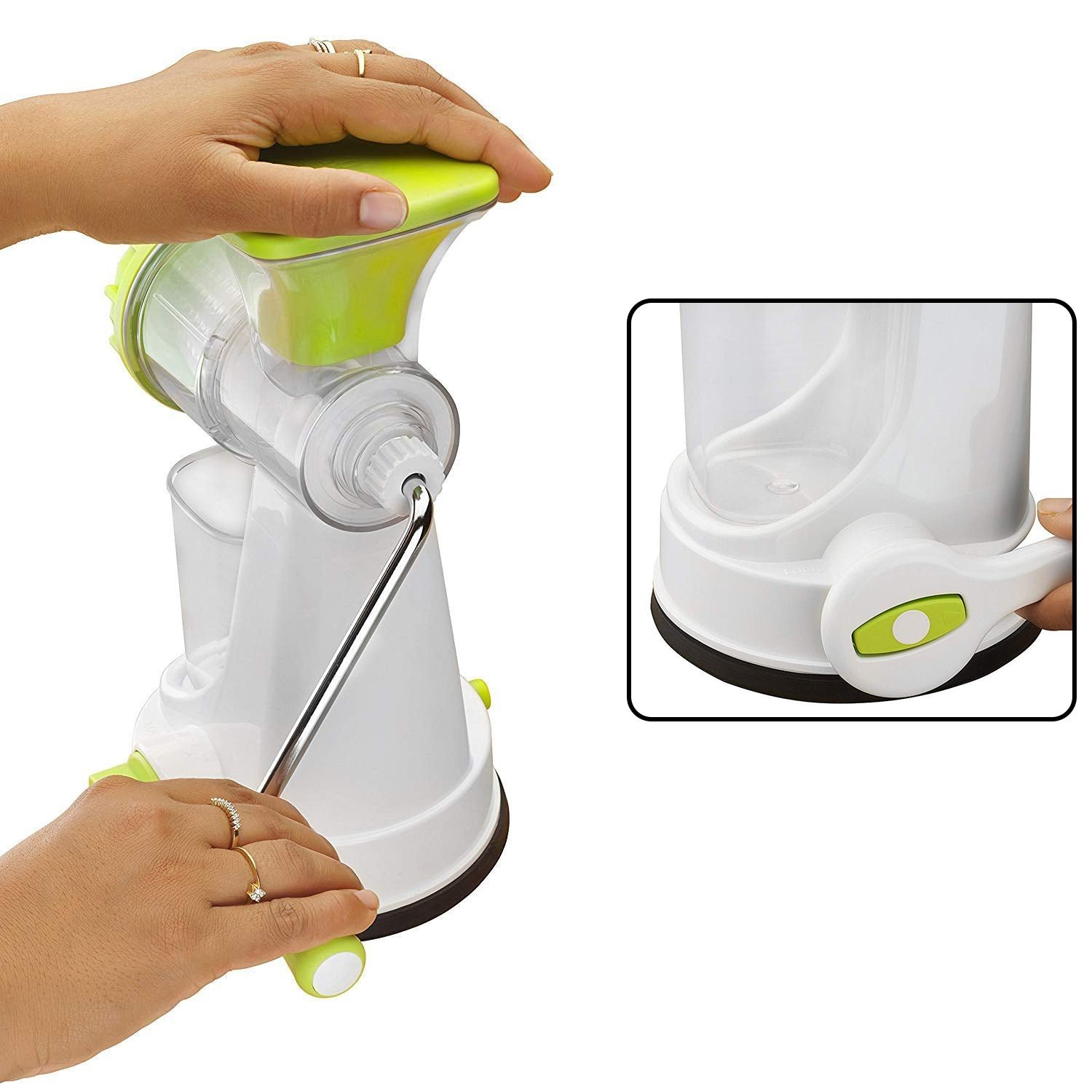 Ganesh Kitchenware Plastic Hand Juicer New Smart Fruit & Vegetable Juicer