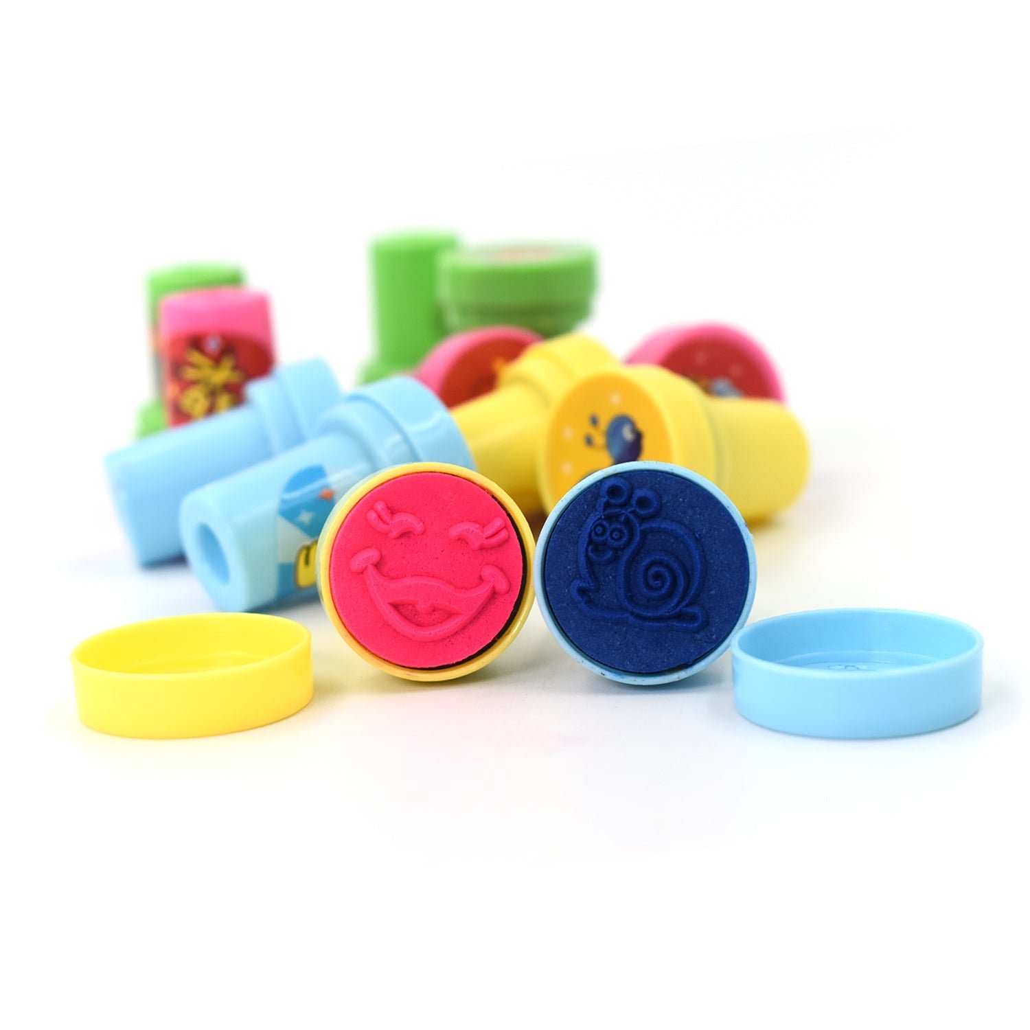 Stamp Set for Kids – 12 Pc Creative Stamp Pack for Play & Learning Activities