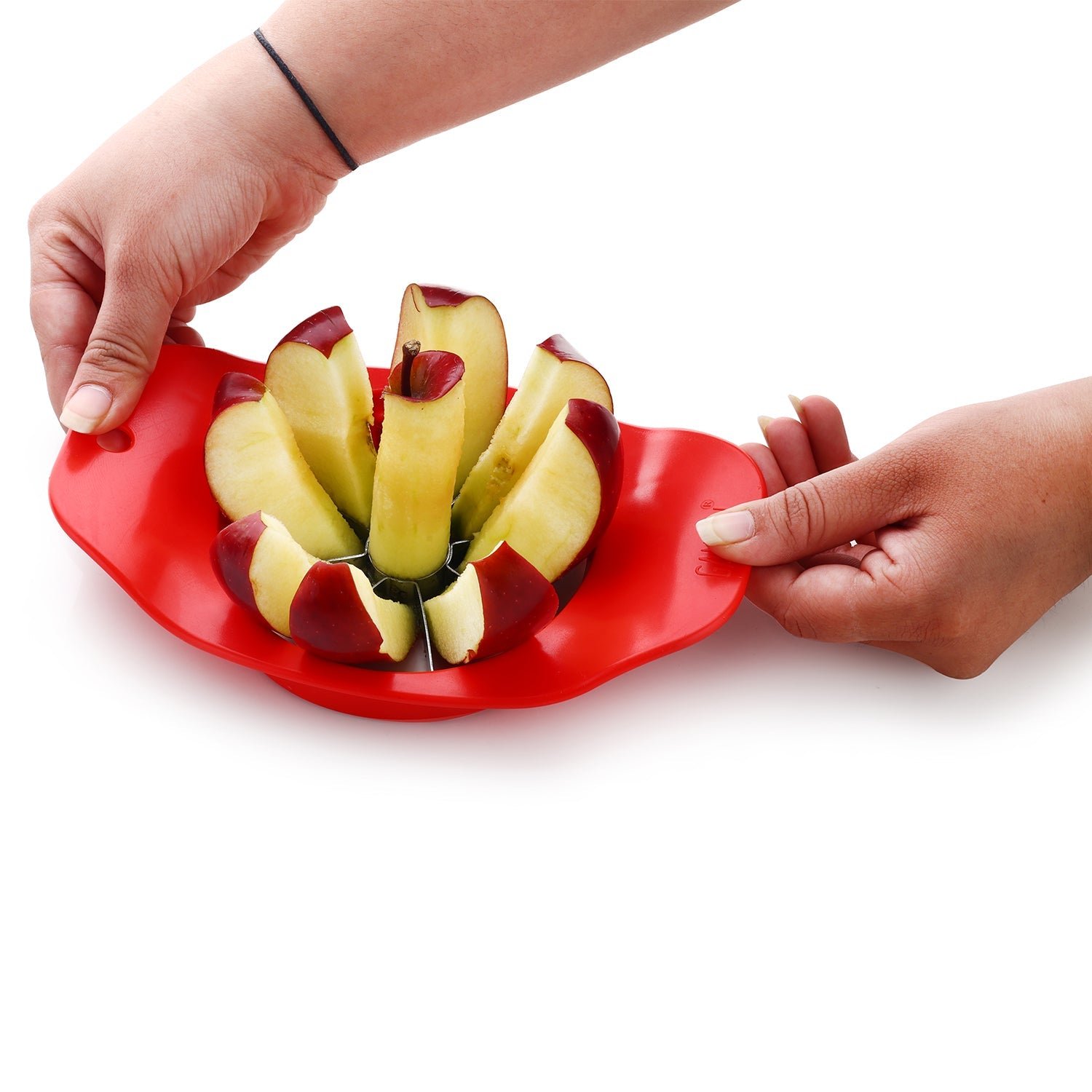 Ganesh Plastic & Stainless Steel Apple cutter  (colors may vary)