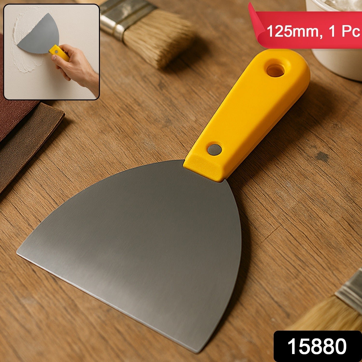 Stainless Steel Putty Knife - (125 mm / 1 Pc)