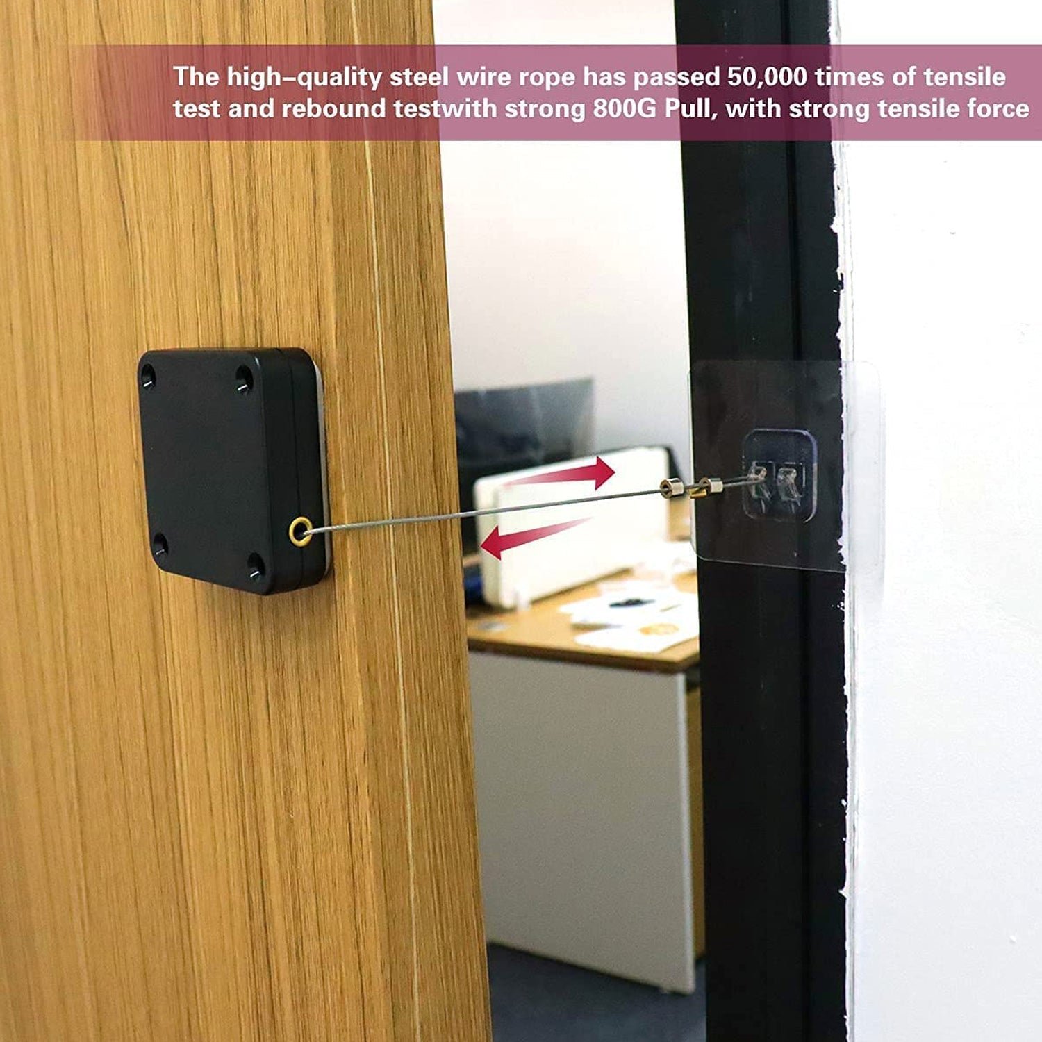 Punch-Free Automatic Sensor Door Closer