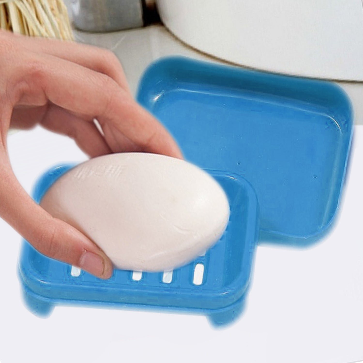 Covered Soap keeping Plastic Case for Bathroom use