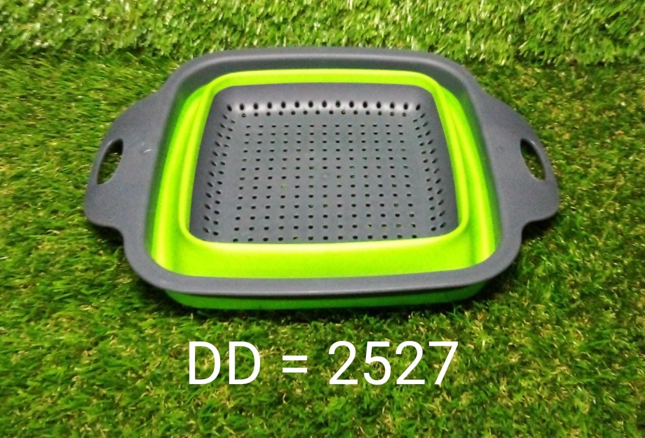 Silicone Square Plastic Folding Collapsible Durable Kitchen Sink Dish Rack