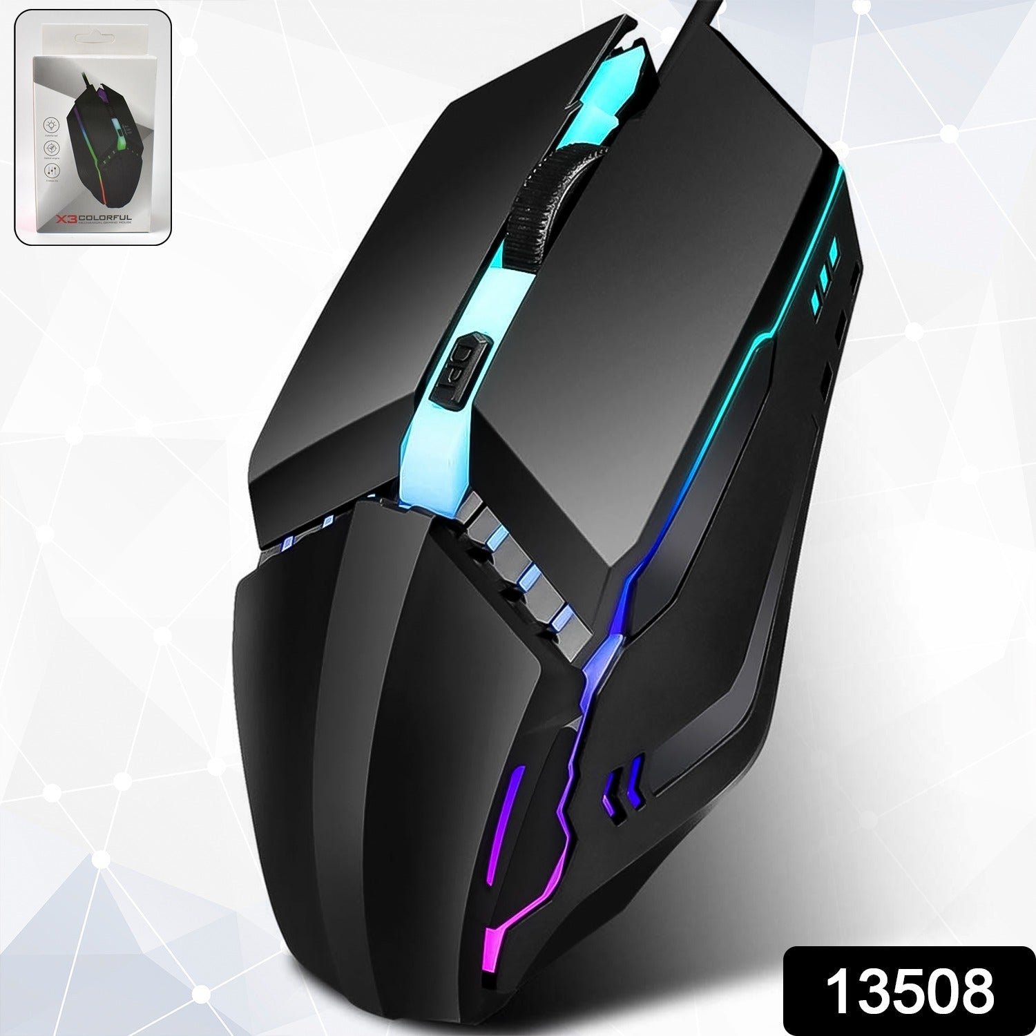 USB Wired Mouse, Ergonomic Design Gaming Mouse (1 Pc)