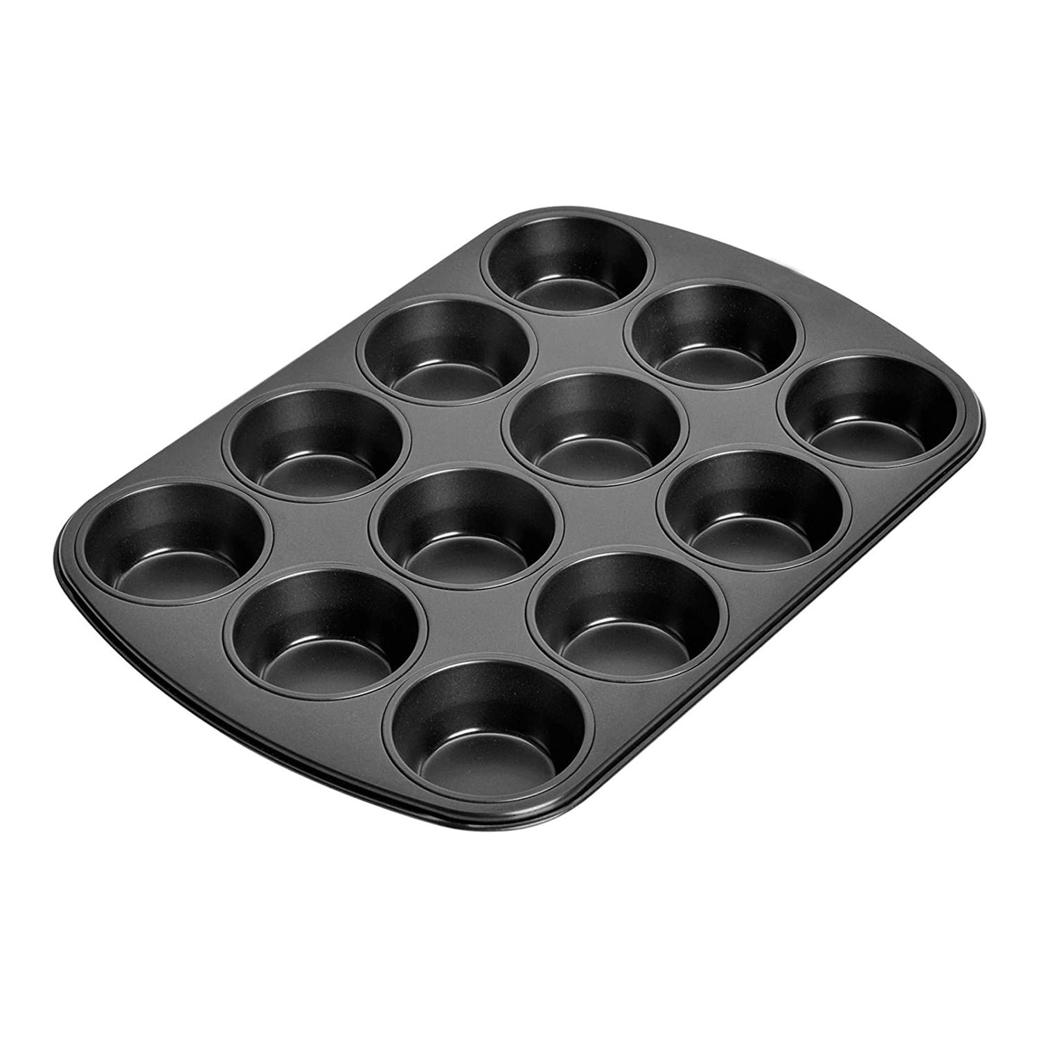 Nonstick Aluminium Muffin Tray Cupcake Pan Tray (12 Cup Cavities)